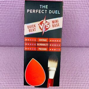 Flirtacious Looks Perfect Duel Travel Foundation Tool Set Red New In Box